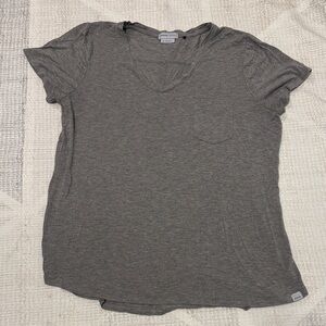 Prana Gray Pocket Short Sleeve Tee